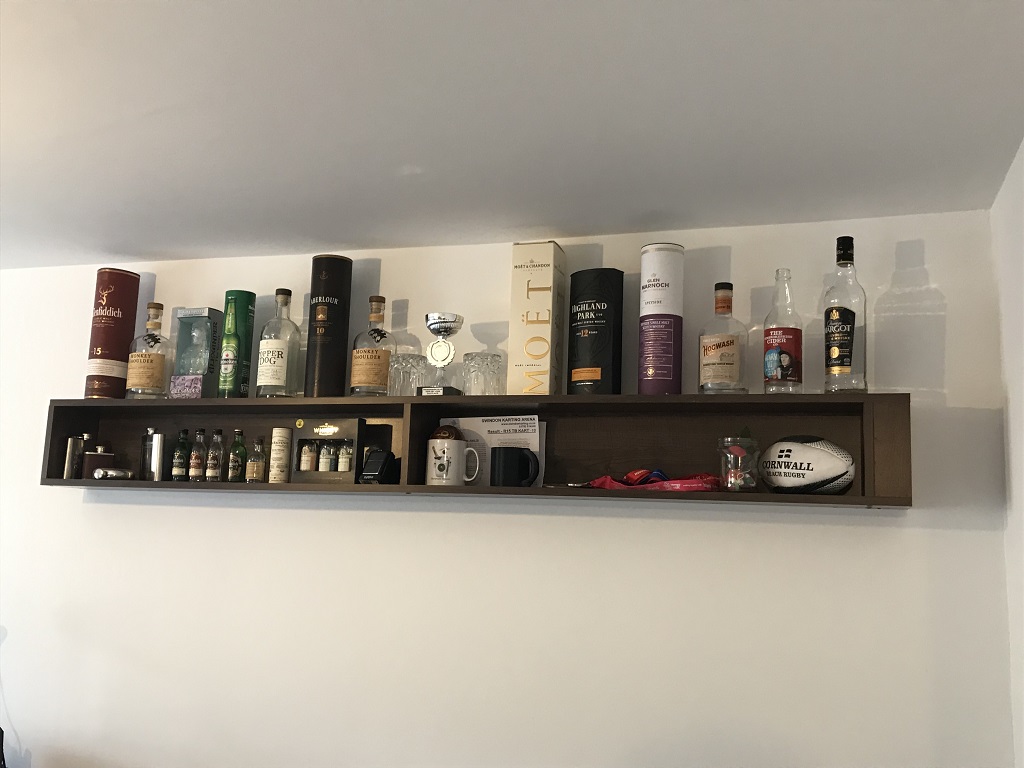 DVD rack to office shelf